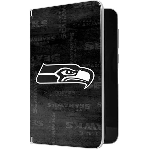 NFL Seattle Seahawks Black & White Surface Duo Skin