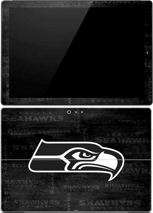 NFL Seattle Seahawks Black & White Surface Pro 4 Skin