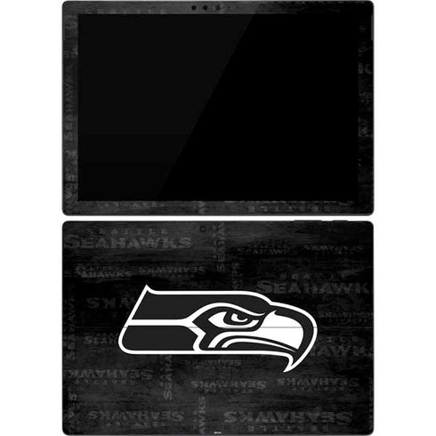 NFL Seattle Seahawks Black & White Surface Pro 7 Skin