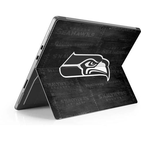 NFL Seattle Seahawks Black & White Surface Pro 9 Skin
