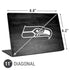 NFL Seattle Seahawks Black & White Universal Laptop 11in (8.8 x 6.2in) Skin