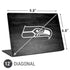 NFL Seattle Seahawks Black & White Universal Laptop 12in (9.8 x 6.8in) Skin