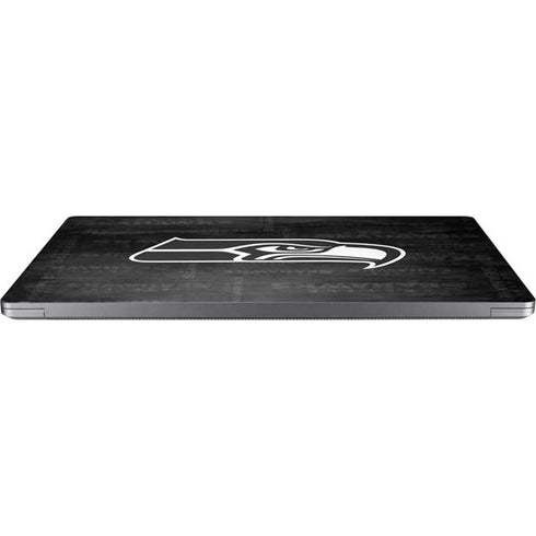 NFL Seattle Seahawks Black & White Universal Laptop 12in (9.8 x 6.8in) Skin