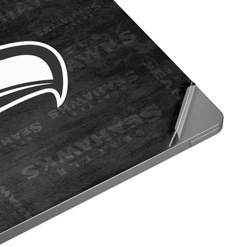 NFL Seattle Seahawks Black & White Universal Laptop 14in (11.4 x 8.2in) Skin