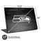 NFL Seattle Seahawks Black & White Universal Laptop 17in (13.8 x 10in) Skin