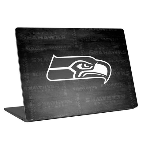 NFL Seattle Seahawks Black & White Universal Laptop 17in (13.8 x 10in) Skin