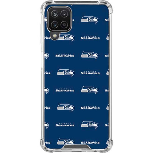 NFL Seattle Seahawks Blitz Series Galaxy A12 Clear Case