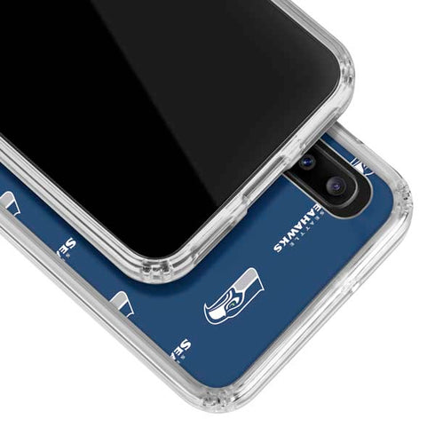 NFL Seattle Seahawks Blitz Series Galaxy A30 Clear Case