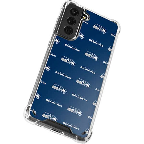 NFL Seattle Seahawks Blitz Series Galaxy S21 5G Clear Case