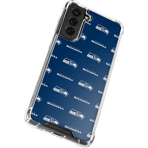 NFL Seattle Seahawks Blitz Series Galaxy S21 FE Clear Case
