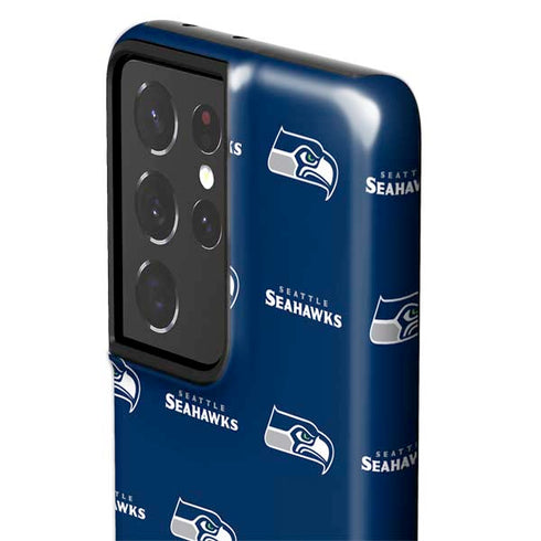 NFL Seattle Seahawks Blitz Series Galaxy S21 Ultra 5G Pro Case