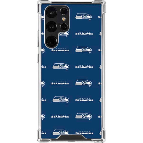 NFL Seattle Seahawks Blitz Series Galaxy S24 Ultra Clear Case