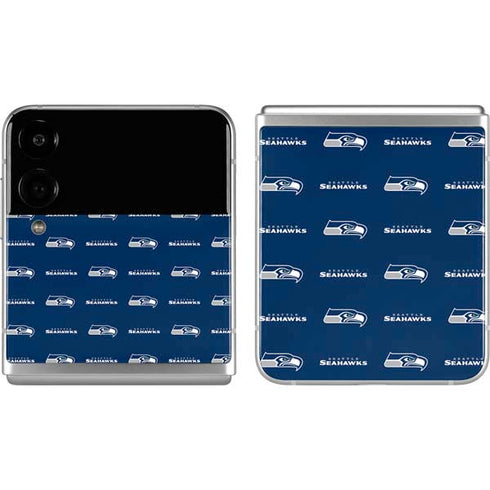 NFL Seattle Seahawks Blitz Series Galaxy Z Flip4 5G Skin