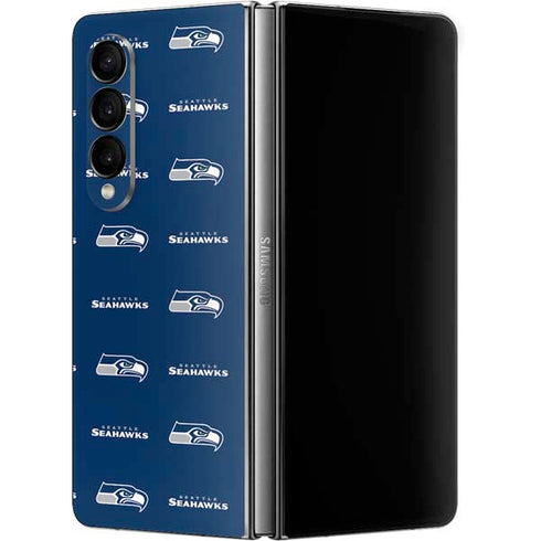 NFL Seattle Seahawks Blitz Series Galaxy Z Fold4 5G Skin