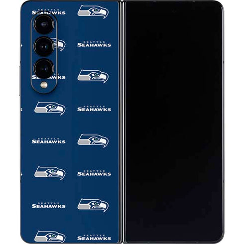 NFL Seattle Seahawks Blitz Series Galaxy Z Fold4 5G Skin
