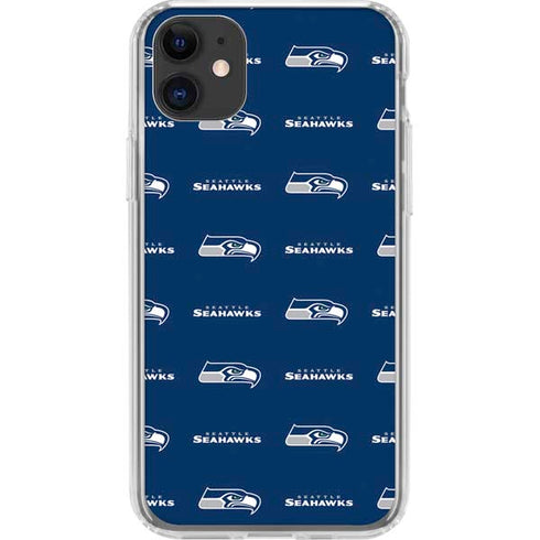 NFL Seattle Seahawks Blitz Series iPhone 11 Clear Case