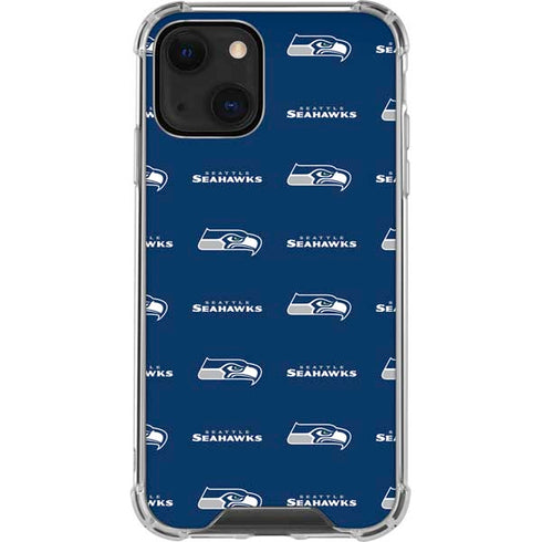 NFL Seattle Seahawks Blitz Series iPhone 14 Plus Clear Case