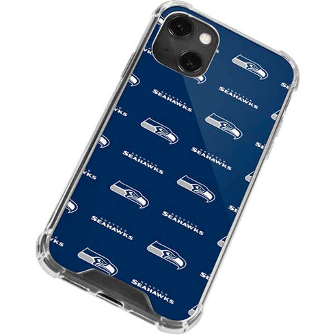 NFL Seattle Seahawks Blitz Series iPhone 14 Plus Clear Case