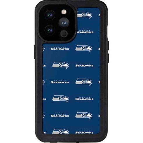 NFL Seattle Seahawks Blitz Series iPhone 14 Pro Max Waterproof Case