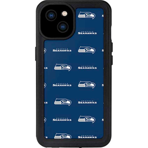 NFL Seattle Seahawks Blitz Series iPhone 15 Plus Waterproof Case