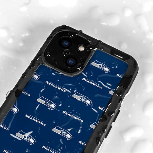 NFL Seattle Seahawks Blitz Series iPhone 15 Plus Waterproof Case