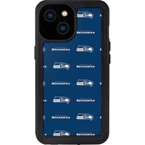 NFL Seattle Seahawks Blitz Series iPhone 15 Waterproof Case