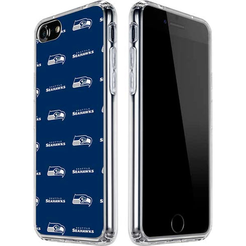 NFL Seattle Seahawks Blitz Series iPhone SE (2nd & 3rd Gen) Clear Case