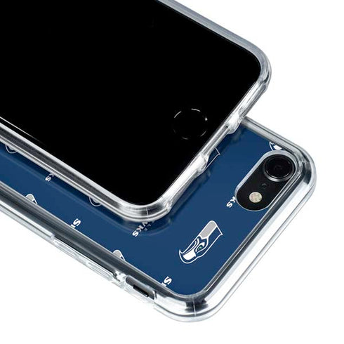 NFL Seattle Seahawks Blitz Series iPhone SE (2nd & 3rd Gen) Clear Case