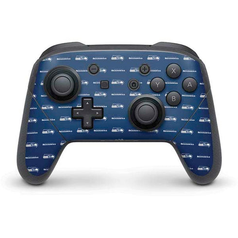 NFL Seattle Seahawks Blitz Series Nintendo Switch Pro Controller Skin