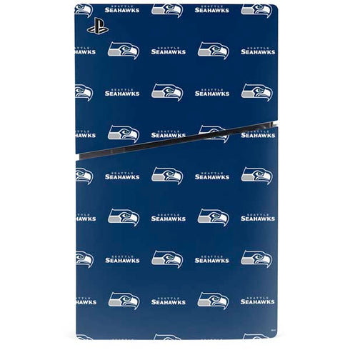 NFL Seattle Seahawks Blitz Series PS5 Slim Disk Bundle Skin