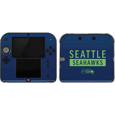 NFL Seattle Seahawks Blue Performance Series Nintendo 2DS Skin