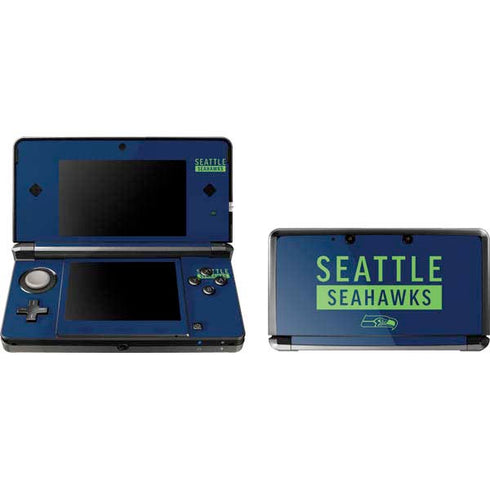 NFL Seattle Seahawks Blue Performance Series 3DS (2011) Skin