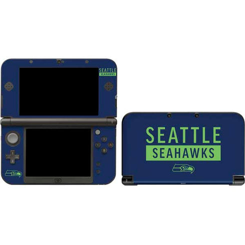 NFL Seattle Seahawks Blue Performance Series 3DS XL 2015 Skin