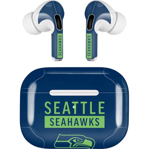 NFL Seattle Seahawks Blue Performance Series AirPods Pro 2nd Gen Skin