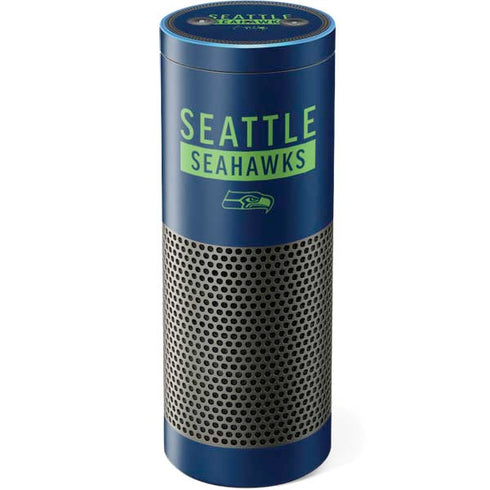 NFL Seattle Seahawks Blue Performance Series Amazon Echo Skin
