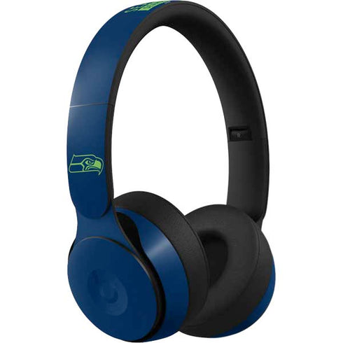 NFL Seattle Seahawks Blue Performance Series Beats Solo Pro Skin