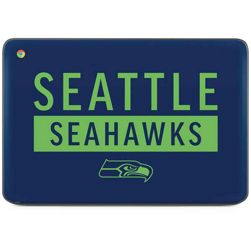 NFL Seattle Seahawks Blue Performance Series HP Chromebook Skin