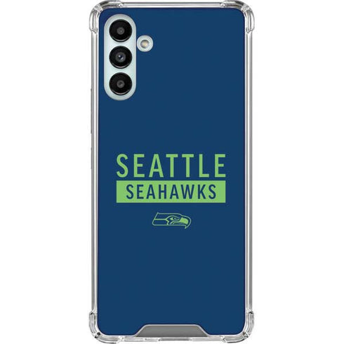 NFL Seattle Seahawks Blue Performance Series Galaxy A13 5G Clear Case