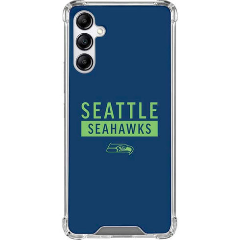 NFL Seattle Seahawks Blue Performance Series Galaxy A15 5G Clear Case