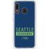NFL Seattle Seahawks Blue Performance Series Galaxy A20 Clear Case