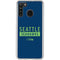 NFL Seattle Seahawks Blue Performance Series Galaxy A21 Clear Case