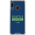 NFL Seattle Seahawks Blue Performance Series Galaxy A30 Clear Case