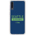 NFL Seattle Seahawks Blue Performance Series Galaxy A50 Clear Case