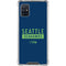 NFL Seattle Seahawks Blue Performance Series Galaxy A51 5G Clear Case