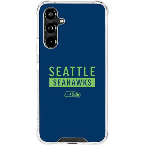 NFL Seattle Seahawks Blue Performance Series Galaxy A54 5G Clear Case
