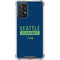 NFL Seattle Seahawks Blue Performance Series Galaxy A72 5G Clear Case