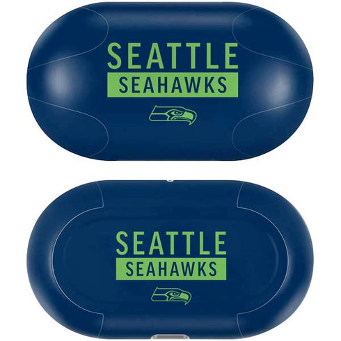 NFL Seattle Seahawks Blue Performance Series Galaxy Buds Plus Skin