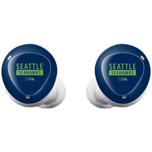 NFL Seattle Seahawks Blue Performance Series Galaxy Buds Plus Skin