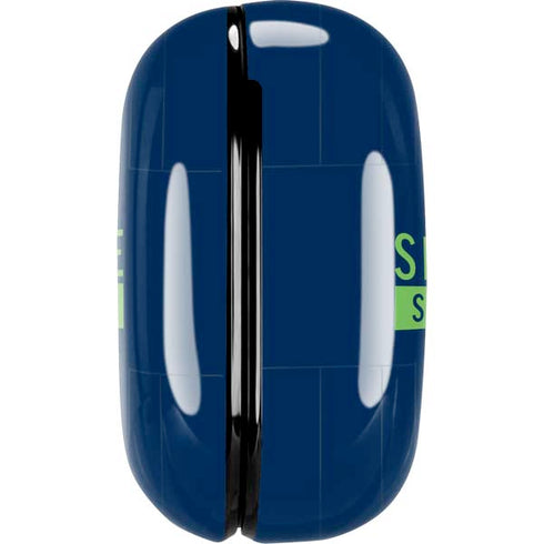 NFL Seattle Seahawks Blue Performance Series Galaxy Buds Pro Skin