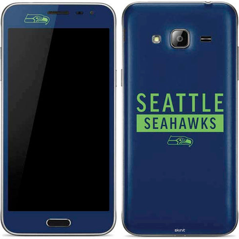 NFL Seattle Seahawks Blue Performance Series Galaxy J3 Skin